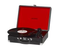 Tourne-disque semi-automatique Denver - Noir - Numérisation USB - 33/45/78 tours/min