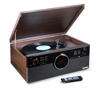 Technaxx Tourne-disque TX-137 Bluetooth Radio FM/DAB+ Phono Cassette CD USB AUX