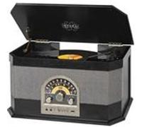 Tourne-Disque Trevi TT 1040 BT Argent et Noir G