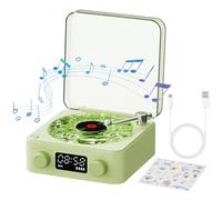 Tourne-disque Vintage Waves - Tourne-disque vintage Waves, décoration de haut-parleur Bluetooth | Tourne-disque Smart, tourne-disque The Waves, tourne-disque élégant pour disques vinyles