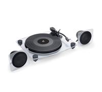 Tourne-Disque Vinyle 33/45 avec Enceintes sans Fil BigBen TD115CSPS, Bluetooth, Encodage du Vinyle sur Votre PC Via Un câble USB