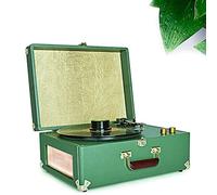 Tourne-disque vinyle, beauté moderne, phonographe à l'ancienne, tourne-disque portable portable classique rétro pour le salon