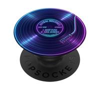 Tourne-Disque Vinyle collectionneur de vinyles rétro PopSockets PopGrip Adhésif