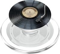 Tourne-Disque Vinyle collectionneur de vinyles rétro PopSockets PopGrip pour MagSafe