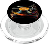 Tourne-Disque Vinyle des années 80 et 90 Musicien DJ PopSockets PopGrip pour MagSafe