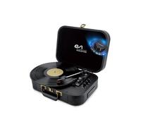 Tourne-Disque Vinyle Evidence Acoustics EA-PL100-BK - Haut-parleurs 20 Watts PMPO - 33 45 78 Tours - Bluetooth, USB, Lumière LED