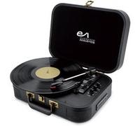 Tourne-Disque Vinyle Evidence Acoustics EA-PL100-BK - Haut-parleurs intégrés 20 Watts PMPO - 33, 45 et 78 Tours - Bluetooth, USB