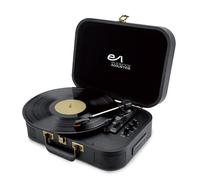 Evidence Acoustics Tourne-disque EA-PL100-BK – Haut-parleurs 20 W, Bluetooth, USB, 33/45/78 tours