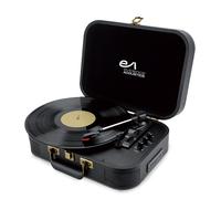 Tourne-disque Vinyle Evidence Acoustics EA-PL100-BK - Haut-parleurs intégrés 20 watts PMPO - 33, 45 et 78 tours - Bluetooth, USB