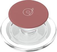 Tourne-Disque Vinyle Minimaliste avec Bras - Rose PopSockets PopGrip pour MagSafe