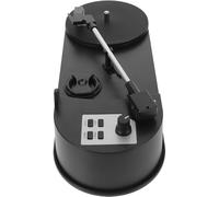 Tourne-Disque Vinyle Rétro Noir ABS avec Conversion Mp3 USB | Format Mp3, Alimentation Usb, Câble Inclus, Style Décoratif Minimaliste, Usage Maison et Fête