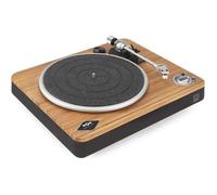 Tourne-disque vinyle sans fil,Bluetooth,2 vitesses,préampli intégré,cellule Audio-Technica,bambou