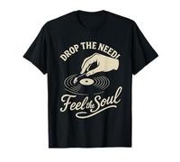 Tourne-Disque Vinyle Vintage Aiguille analogique Musique T-Shirt