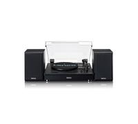 Tourne Disques Bluetooth 33/45/78 Tours avec 2 Haut-Parleurs Modèle LS-101BK Noir