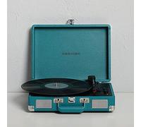 Tourne-disques, Tourne-Disque Vinyle rétro, phonographe Bluetooth Portable, Tourne-Disque à 3 Vitesses avec intégré (Noir Taille Unique)
