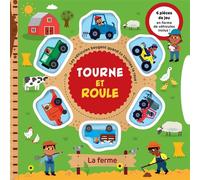 Tourne et roule - La ferme - Amanda Enright - Le Ballon Eds - cartonné - Livre-jeu
