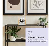 Tourne-montre Garonne 2, 1 plateau tournant, 2 montres, 3 vitesses, 4 modes, bambou