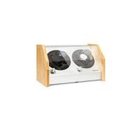 Tourne-montre Garonne 4 T, 2 plateaux tournants, 4 montres, 3 vitesses, 4 modes, bambou G