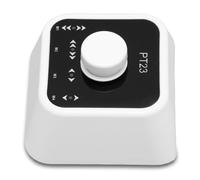 Tourne-Page Bluetooth PT23, Interrupteur e Contrôleur Multimédia sans Fil Rechargeable à Pédale pour Téléphone D'ordinateur (Blanc)
