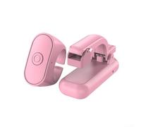 Tourne-pages avec télécommande, rechargeable et portable pour liseuse Kindle avec rotation mains libres sans fil et capture de photos à distance (rose)
