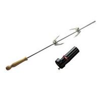 Barbecook Tourne-broche 60 cm - Moteur à piles - Pour barbecue au charbon de bois