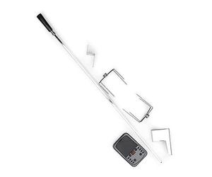 Tournebroche rôtissoire + moteur pour barbecue à gaz Barbecook