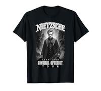 Tournée Abysmal Optimist de Nietzsche Heavy Metal Funny Philosophy T-Shirt
