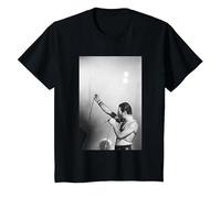 Tournée « Live The Works » de Queen Freddie Mercury en 1984 T-Shirt, Enfant, Noir, 6 Ans
