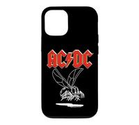Tournée Mondiale d'AC/DC Fly on The Wall 1985, White Lineart Coque pour iPhone 12/12 Pro