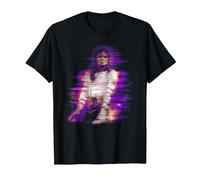 Tournée Mondiale de Michael Jackson Bad 1988, Purple Flare T-Shirt, Homme, Noir, 6XL