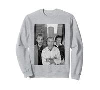Tournée Mondiale Invisible Touch de Genesis Phil Collins à Atlanta Sweatshirt, Unisexe pour Adultes, Gris Chiné, XL