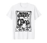 Tournée mondiale officielle de Black Sabbath 78 B&W T-Shirt