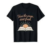 Tourner la page Démarrer Fresh Sunrise Art de la santé mentale T-Shirt