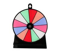 Tourner La Roue - Tourner Roue Pour Les Prix, Roue Pivotante Antidérapant Avec Support Amovible | Roue De Prix De Table, Effaçable À Sec, 12 Fente, Roue De Roulette Pour Cours De Carnaval Et