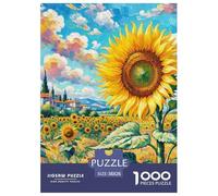 Tournesol 1000 Pieces Paysage Puzzle pour Adulte Jeu Éduchatif Défi De l'art De La DécoRation Moderne Adultes Et Enfants Dès 14 Ans 38x26cm/1000pcs
