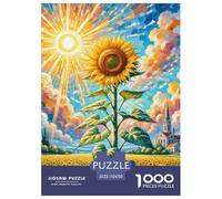 Tournesol 1000 Pieces Paysage Puzzle pour Adulte Matériaux Recyclés De l'art De La DécoRation Moderne Adultes Enfants 70x50cm/1000pcs