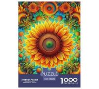 Tournesol 1000 Pièces Puzzle Jeu Cadeau Unique Beautiful Flower Puzzles pour Adultes Jeu Éducatif Jouets Défi Adultes Et Enfants À Partir De 14 Ans38x26cm/1000pcs