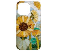 Tournesol Abeille Art Nouveau Floral Botanique Jardin Chic Coque pour iPhone 14 Pro Max