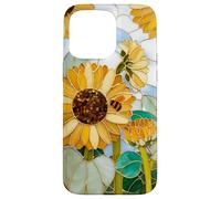 Tournesol Abeille Art Nouveau Floral Botanique Jardin Chic Coque pour iPhone 15 Pro Max