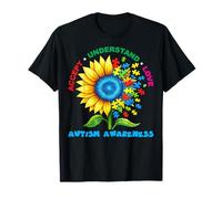 Tournesol accepte Comprendre l'amour Sensibilisation à l'Autisme autiste T-Shirt