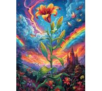 Tournesol Arc-en-Ciel 1000 Pièces Puzzle Adolescent en Carton Anti-Déchirure Animaux et Plantes Difficulté Moyenne Activité Éducative Passe-Temps Petit Prix Pas Cher Premium 1000 PCS