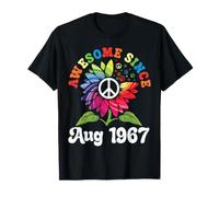 Tournesol Awesome Since Aug 1967 Birthday 59 Years Old T-Shirt