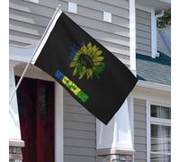Tournesol De Saint-Vincent-Et-Les-Grenadines Bannière Décoratif Drapeaux Garden Flag Pour Vacances Cour Maison 3X5Ft
