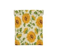 Tournesol dessiné, Sac de Rangement pour Femmes, Portefeuille supérieur à Presser, Petit Porte-Monnaie, Pochette de Changement