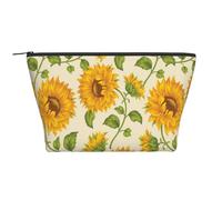 Tournesol dessiné, Trousse de Toilette Trousse de Maquillage Sac à cosmétiques Trousse de Toilette de Voyage Portable