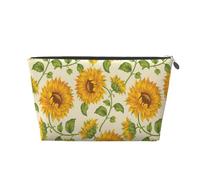 Tournesol dessiné, Trousse de Toilette Trousse de Maquillage Sac à cosmétiques Trousse de Toilette de Voyage Portable