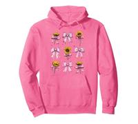 Tournesol Fleur Fille Coquette Nœud Rose Hippie Boho Mom Sweat à Capuche