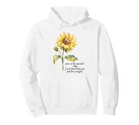 Tournesol Foi Dieu Inspiration Chrétien Floral Religieux Sweat à Capuche