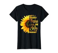 Tournesol My Greatest Blessings Call Me Mom and Granny Funny T-Shirt