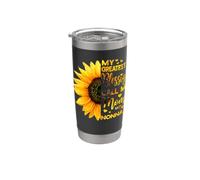 Tournesol My Greatest Blessings Call Me Mom and Nonna Funny Gobelet isotherme en acier inoxydable double paroi